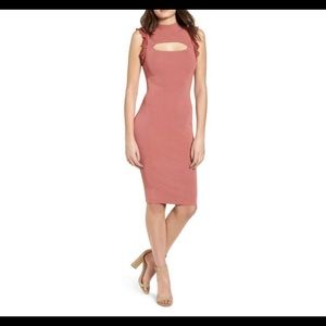 NWT Bailey 44 Bewitched cutout dress Carmine M